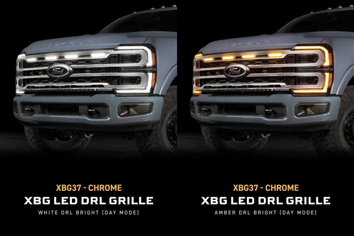 Morimoto - XBG LED Grille: 2023+ Super Duty (Chrome / Each) - XBG37