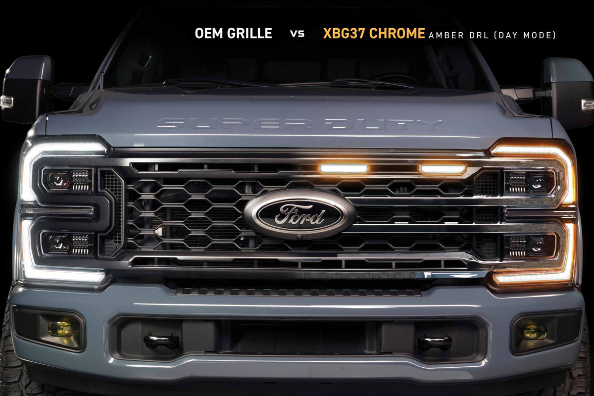 Morimoto - XBG LED Grille: 2023+ Super Duty (Chrome / Each) - XBG37