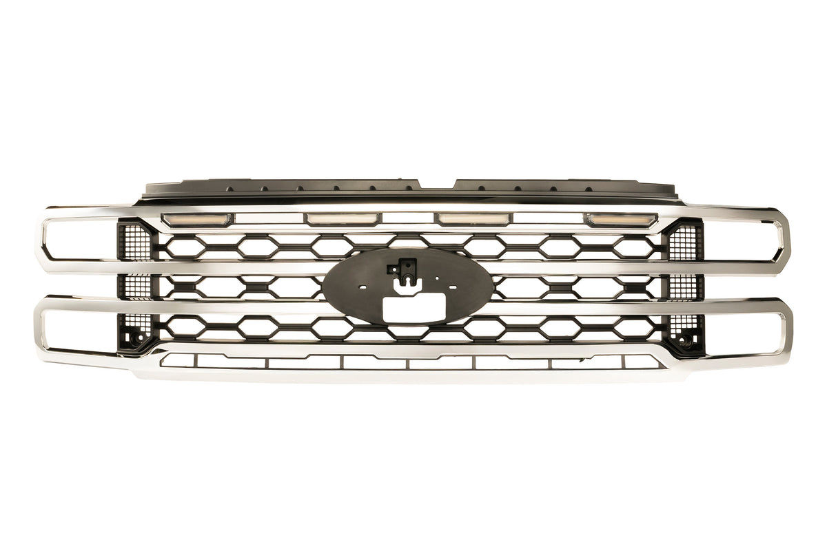 Morimoto - XBG LED Grille: 2023+ Super Duty (Chrome / Each) - XBG37