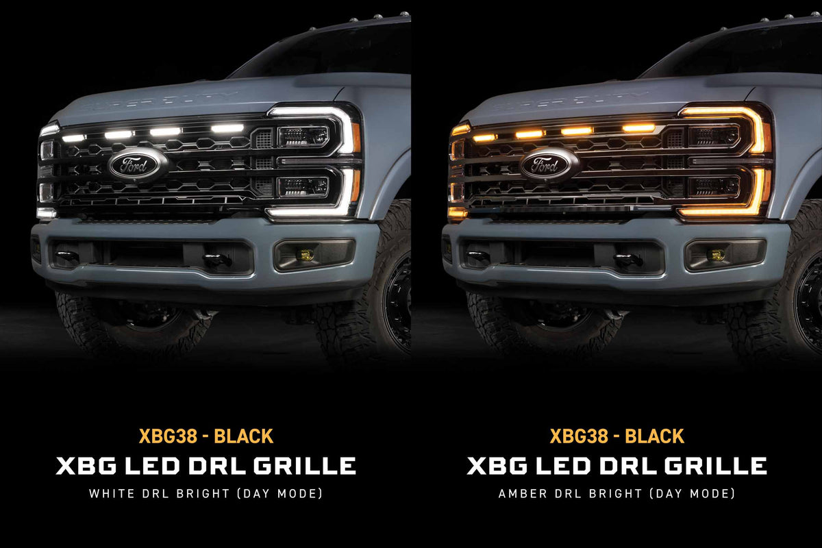 Morimoto - XBG LED Grille: 2023+ Super Duty (Black / Each) - XBG38