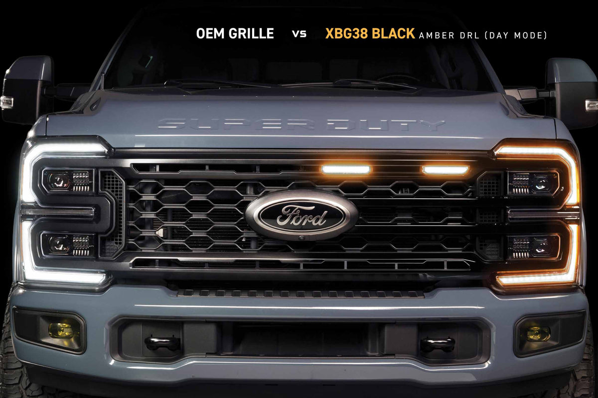 Morimoto - XBG LED Grille: 2023+ Super Duty (Black / Each) - XBG38