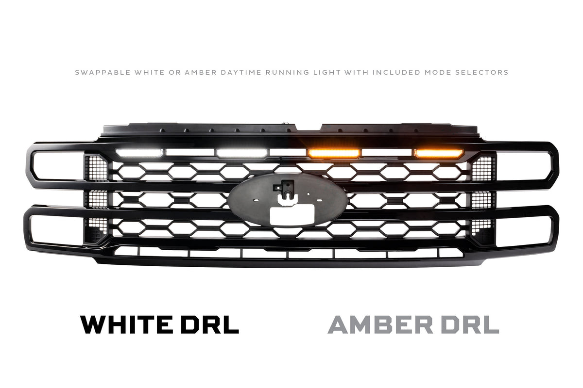 Morimoto - XBG LED Grille: 2023+ Super Duty (Black / Each) - XBG38