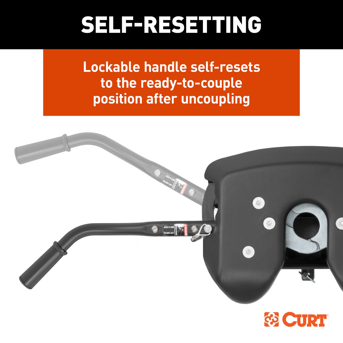 CURT 16059 A25 Sliding 5th Wheel Hitch, 25,000 lbs, Fits Select Silverado, Sierra Puck System