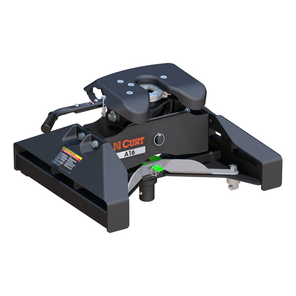 CURT 16073 A16 5th Wheel Hitch, 16,000 lbs, Select Nissan Titan XD, 8-Foot Bed Puck System