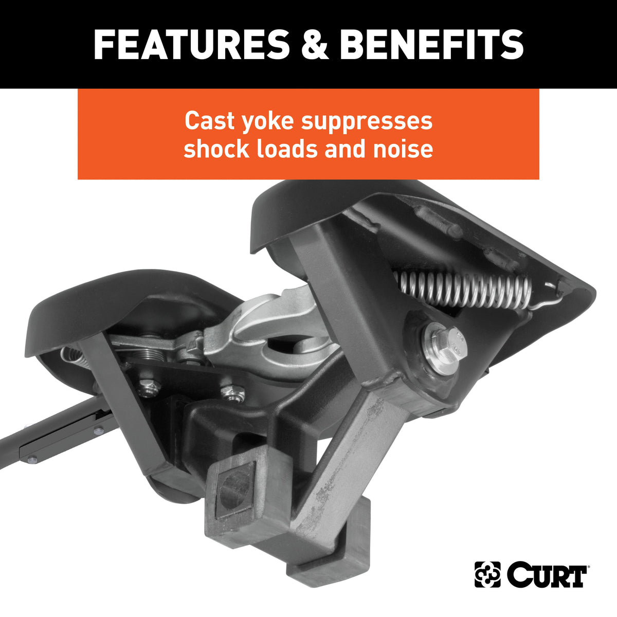 CURT 16074 A20 5th Wheel Hitch, 20,000 lbs, Select Nissan Titan XD, 8-Foot Bed Puck System