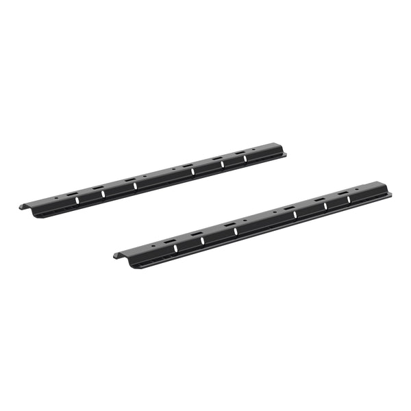 CURT 16104 Industry-Standard 5th Wheel Hitch Rails, Gloss Black, 25,000 Pounds