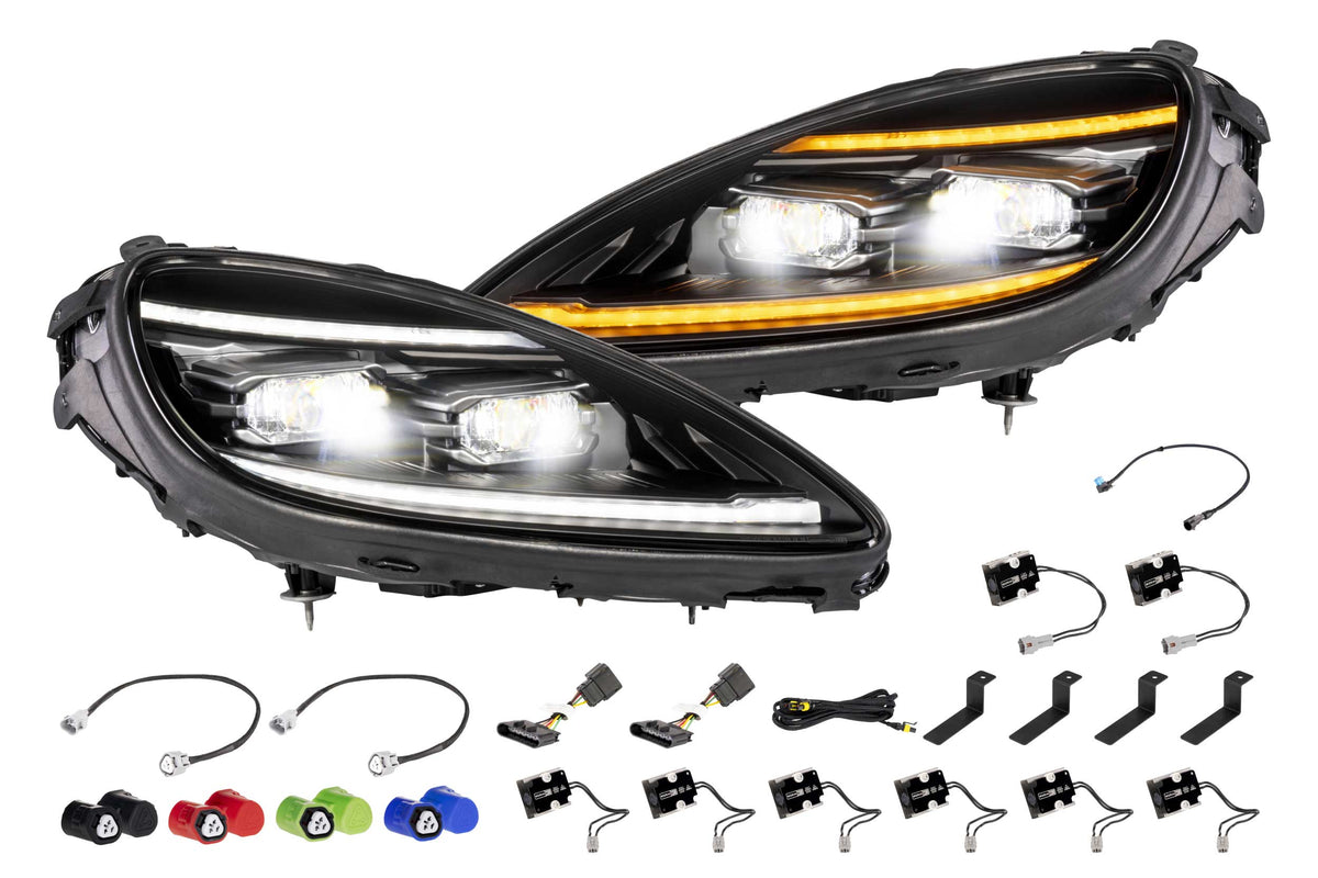 Morimoto - XB Evo Headlights: 05-13 Corvette C6 (Set) - LF2-460