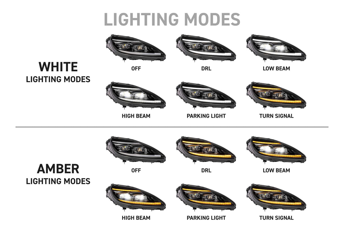 Morimoto - XB Evo Headlights: 05-13 Corvette C6 (Set) - LF2-460