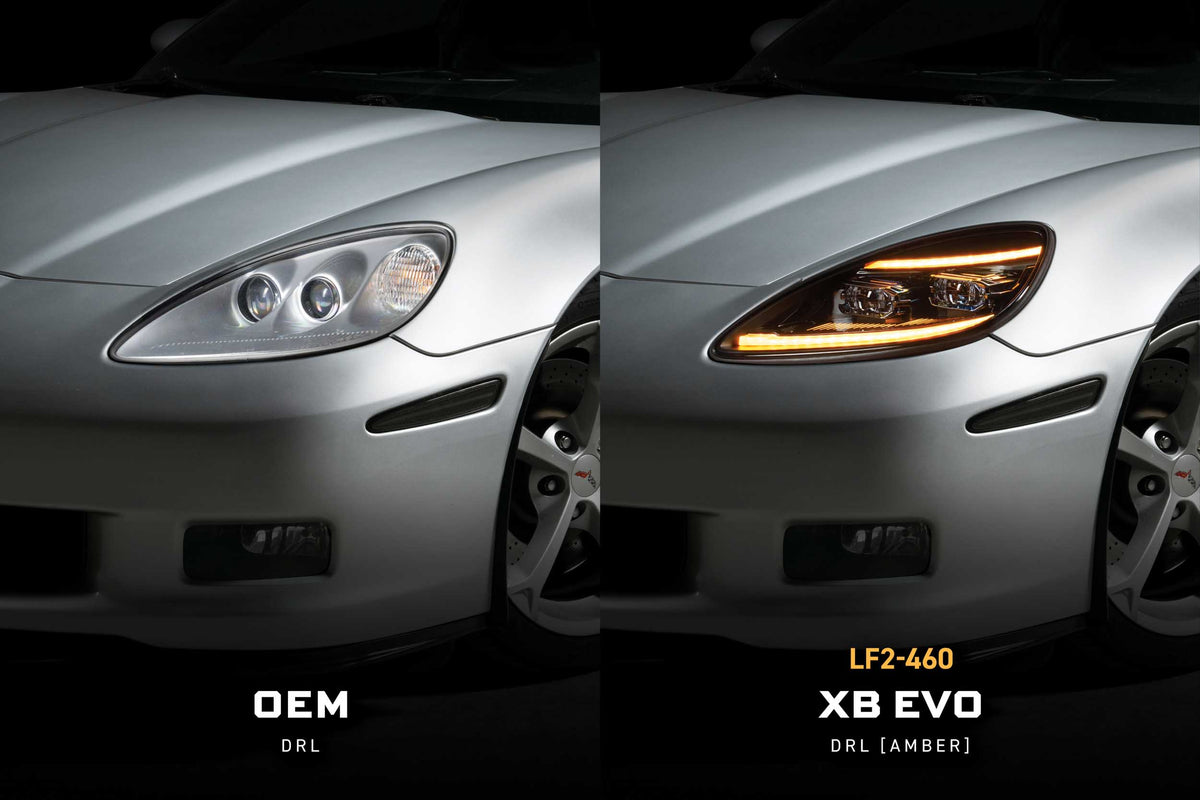 Morimoto - XB Evo Headlights: 05-13 Corvette C6 (Set) - LF2-460