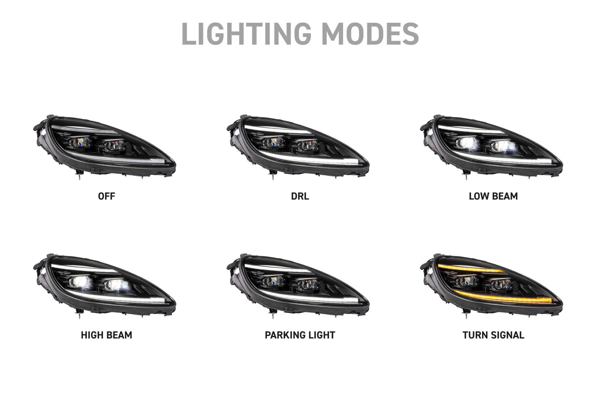 Morimoto - XB Evo Hybrid Headlights: 05-13 Corvette C6 (Set) - LF2-460Y