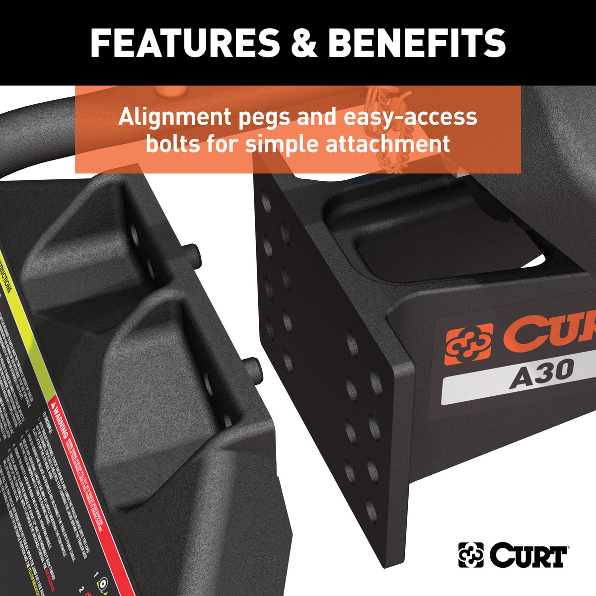 CURT 16190 A30 5th Wheel Hitch, 30,000 lbs