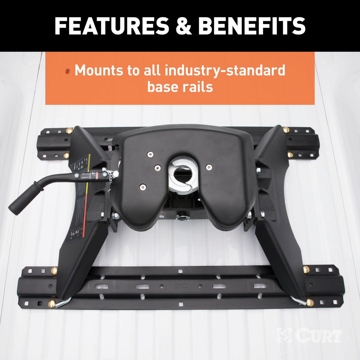 CURT 16190 A30 5th Wheel Hitch, 30,000 lbs