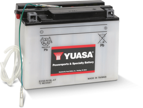 Yuasa Y50-N18L-A Yumicron 12 Volt Battery - YUAM2218YTWN for 1986-1999 Yamaha XV1100 Virago
