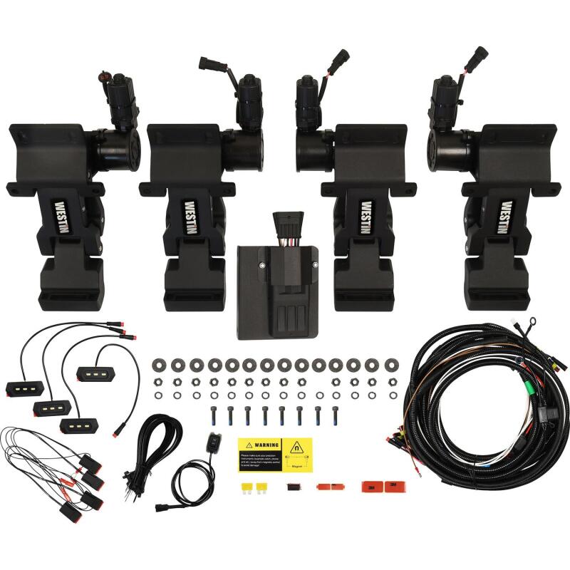 Westin 15-25 Ford F150 Super Cab Pro-e Electric Running Boards - Textured Black - 29-23935