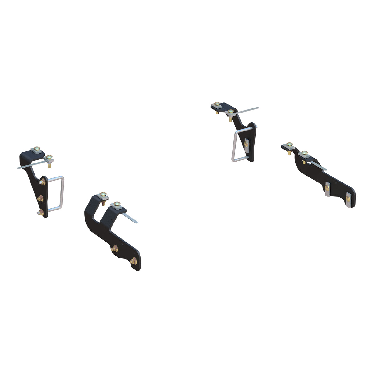CURT 16307 5th Wheel Installation Brackets, Fits Select Ram 1500