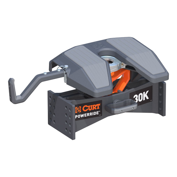 CURT 16315 PowerRide 30K 5th Wheel Hitch Head, Legs or Roller Required, 30,000 lbs