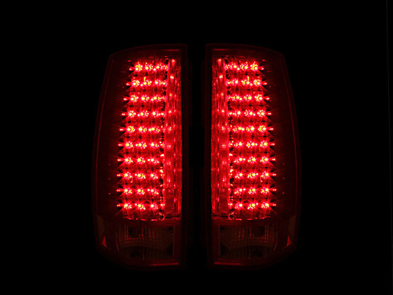 ANZO 2007-2014 Chevrolet Suburban LED Taillights Red/Clear G4 - 311140