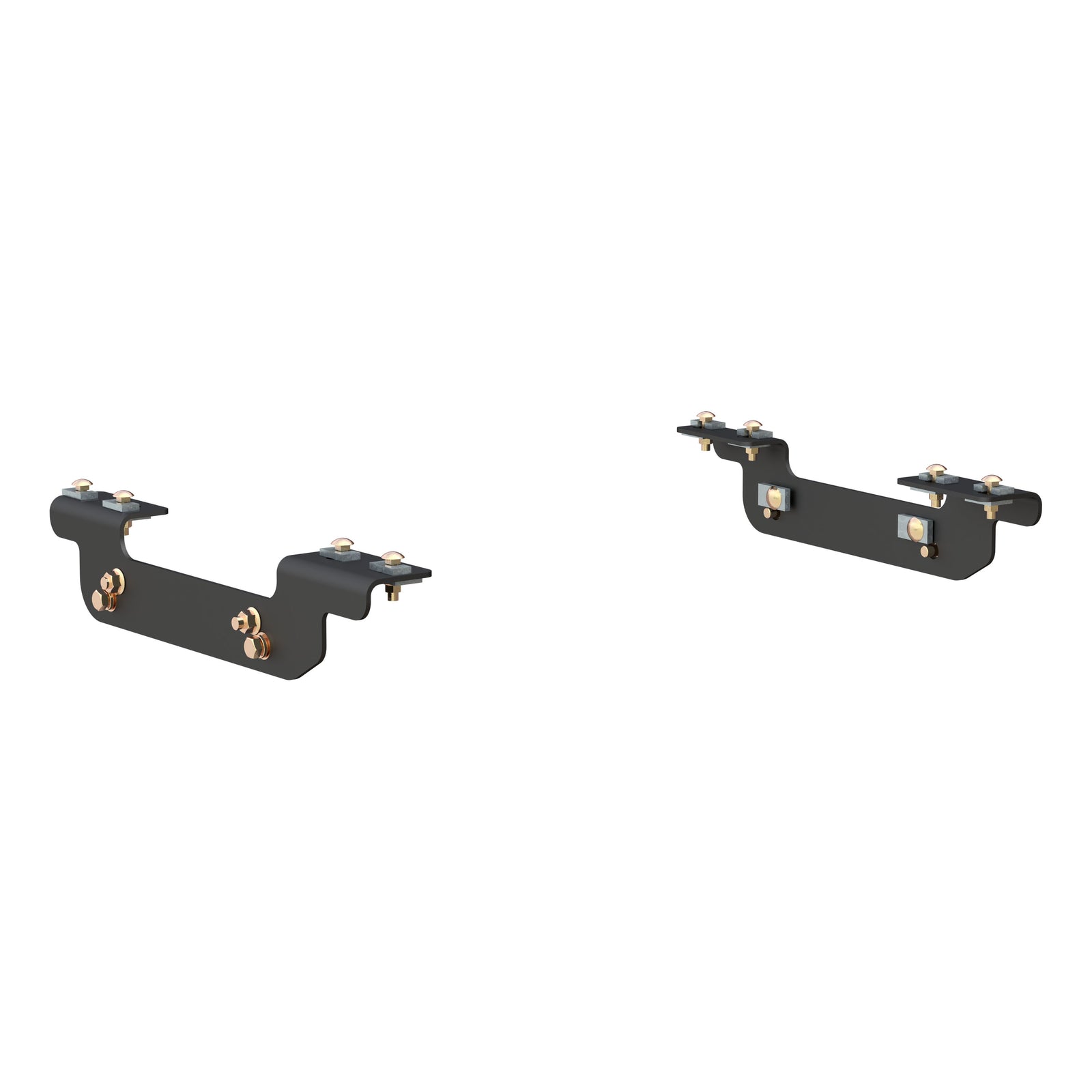 CURT 16411 5th Wheel Installation Brackets, Fits Select Chevrolet Silverado, GMC Sierra 2500, 3500 HD, Except Cab & Chassis