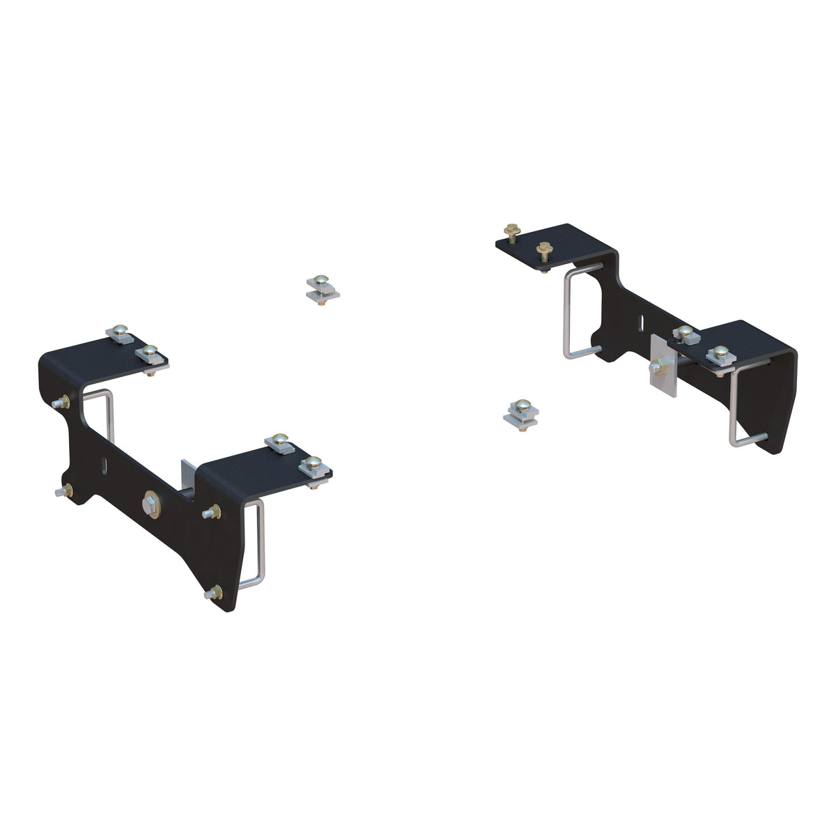 CURT 16469 5th Wheel Installation Brackets, Fits Select Chevrolet Silverado, GMC Sierra 1500, Except 5.5-Foot Bed