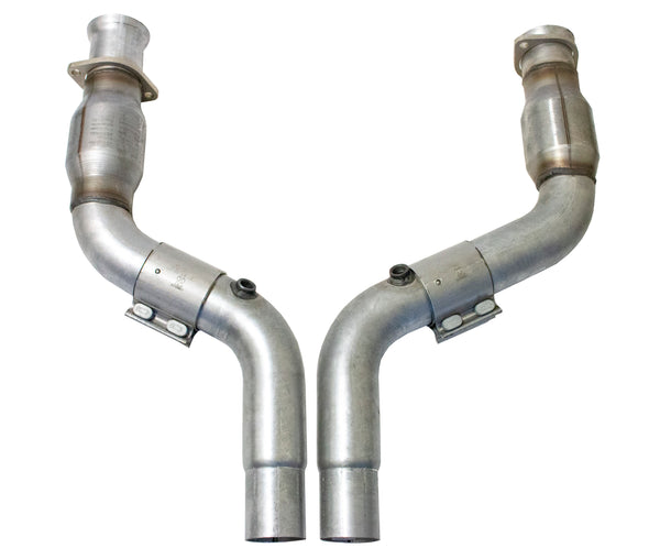 BBK 05-20 Dodge Challenger/Charger 6.1/6.2/6.4L Hemi 3in Catted High Flow Mid Pipe - 16481