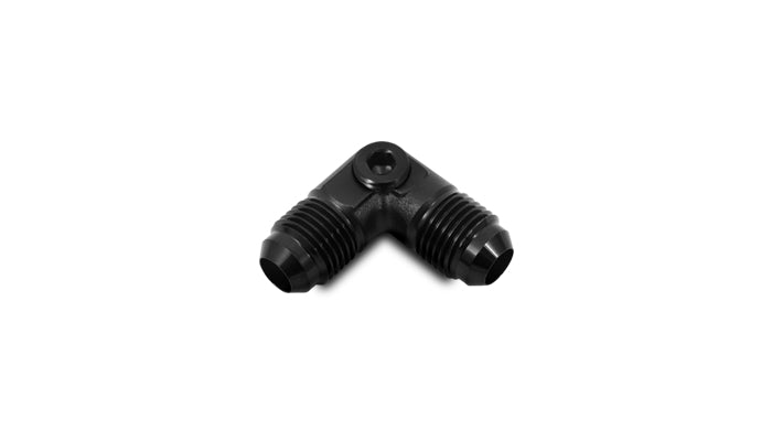 Vibrant -6AN to -6AN Male 90 Degree Union Adapter Fitting with 1/8in NPT Port - 16536
