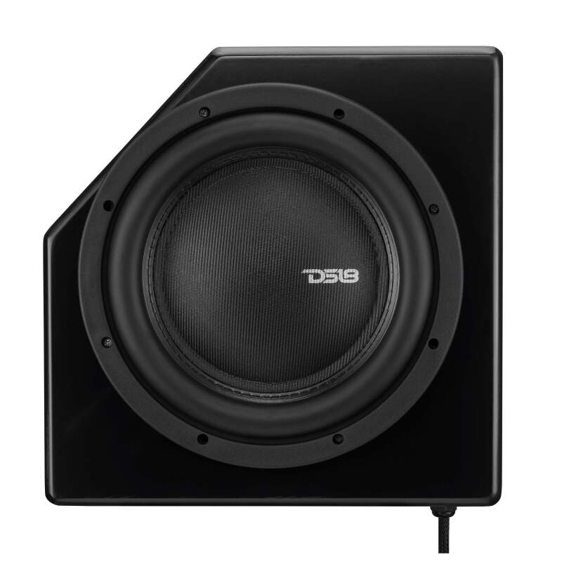 DS18 Loaded 10in Sub Encl Sealed Box IP65 Waterproof Rating IXS10.4D Incl 2017+ Back Passenger Side - CA-X3BASS10LD/PB - angle view