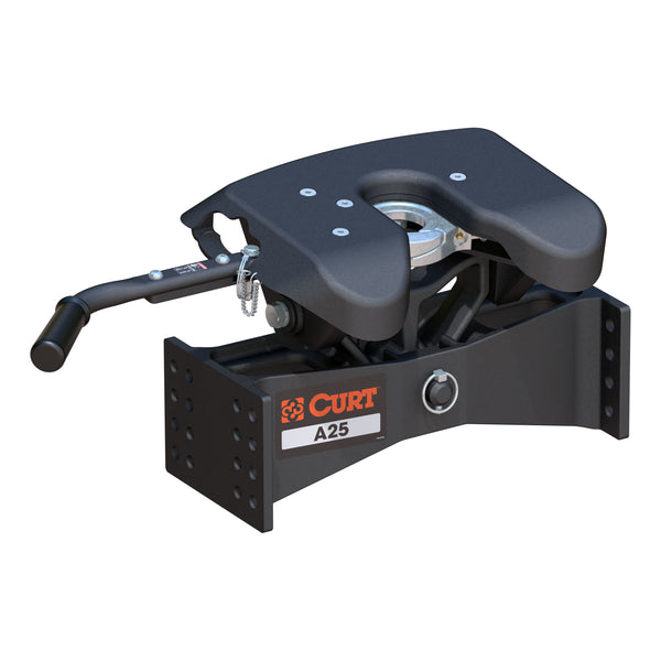 CURT 16580 A25 5th Wheel Hitch Head Only, Legs or Roller Required, 25,000 lbs
