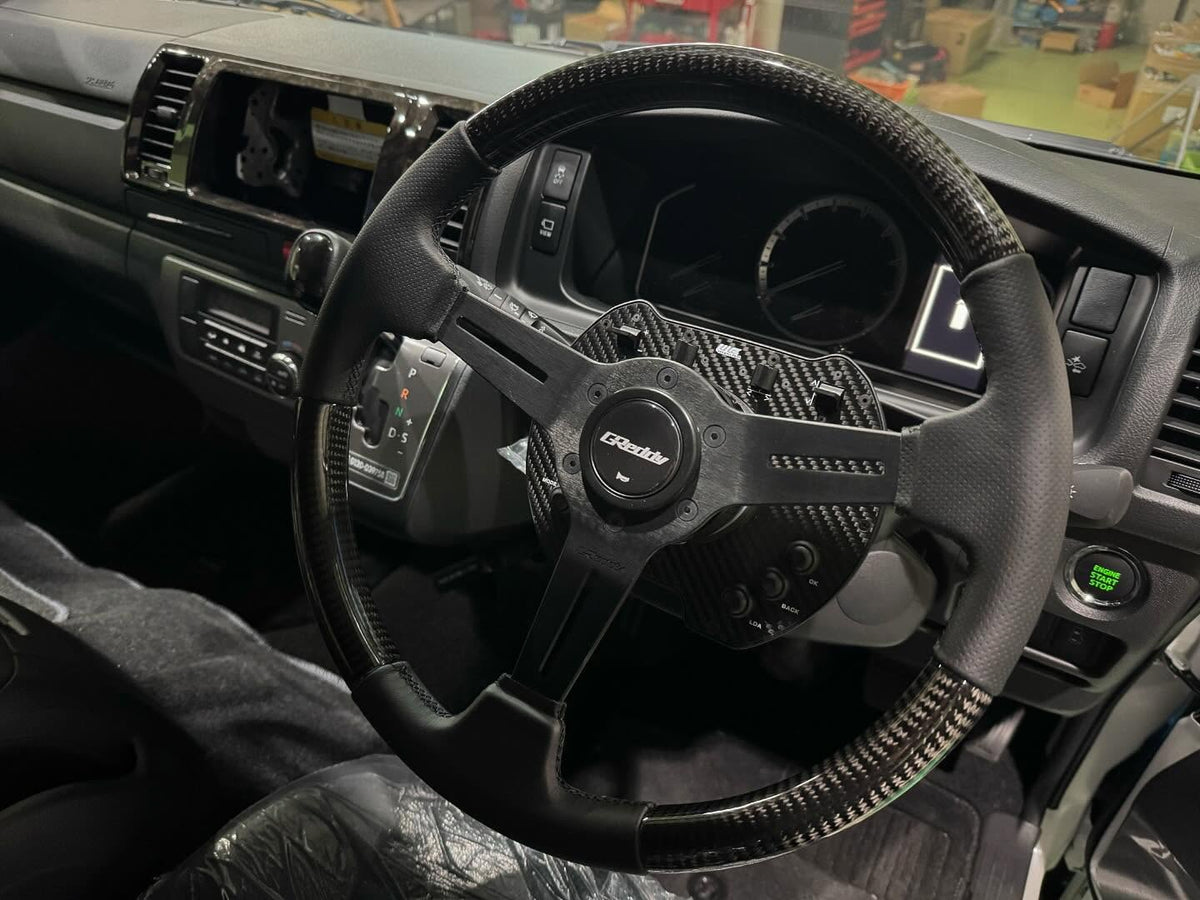 GReddy - GReddy Sport Steering Wheel Carbon - 16600007