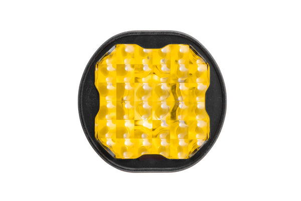 Diode Dynamics Stage Series C1 Lens Flood - Yellow - DD6529 by Diode Dynamics - front view