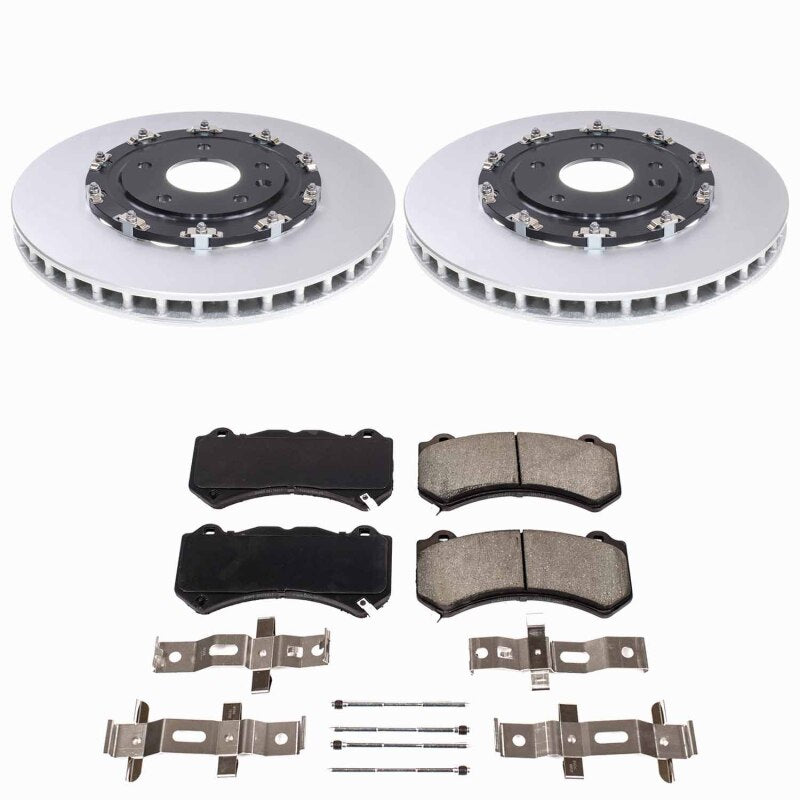 Power Stop 15-19 Chevrolet Corvette Front Z17 Coated Brake Kit - CRK6788