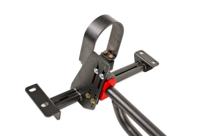 BMR 93-02 F-Body w/ DSL Torque Arm Tunnel Mount (For Stock Exhaust) - Black Hammertone - TA011H by BMR Suspension - front vie