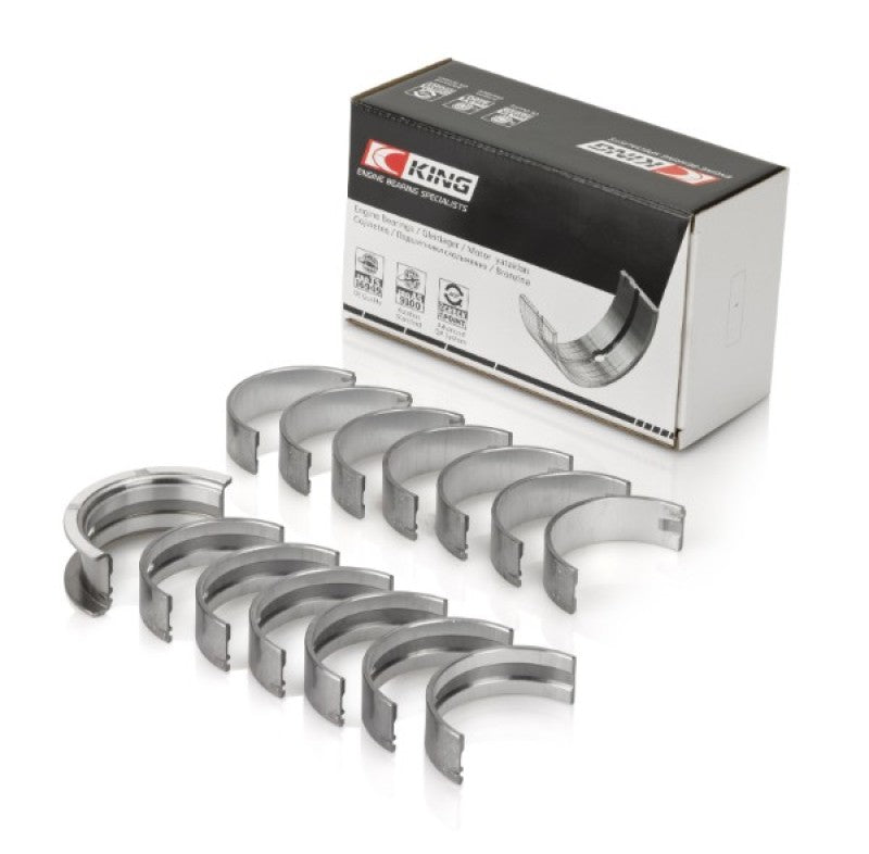 King Cummins B-Series L6 (Size .026) Crankshaft Main Bearings (Set of 7) - MB7009SI.026