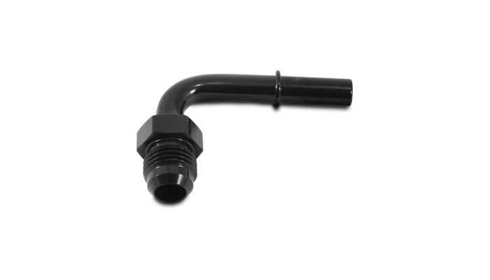 Vibrant 90 Degree Male AN Push-On EFI Adapter AN -6 Barb 0.375in - 16876