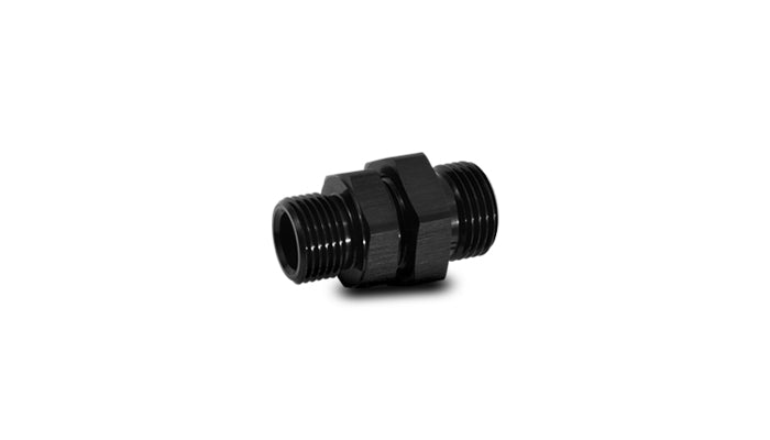 Vibrant -12 x -10 ORB Male to Male Union Adapter - Anodized Black - 16985
