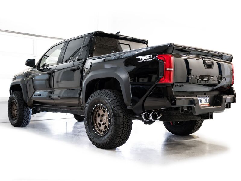 AWE Exhaust for 4th Gen Toyota Tacoma Dual Chrome Silver Tips - 3015-32254