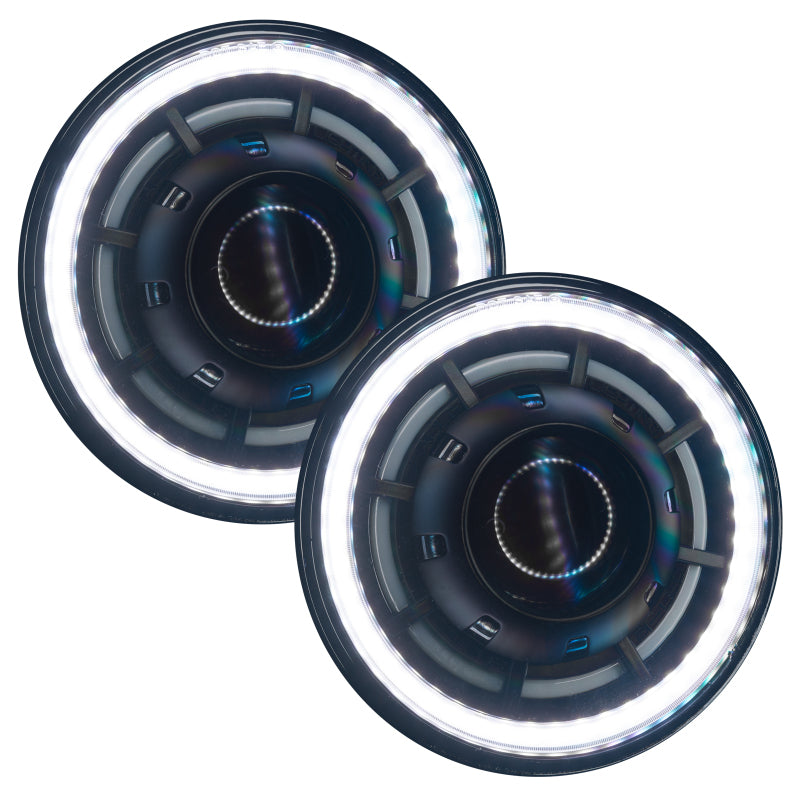 Oracle Oculus 7in ColorSHIFT Bi-LED Projector Headlights for Jeep Wrangler JK SEE WARRANTY - 5876-335