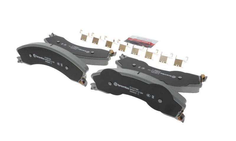 Brembo 09-17 Chevrolet Silverado 2500 HD/GMC Sierra 2500 HD/Silverado 3500 HD Front NAO Brake Pad - P10072N
