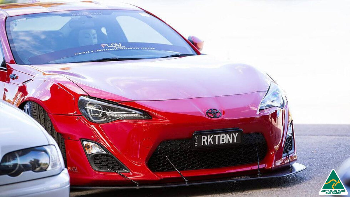 Buy Toyota 86 (Rocket Bunny) Front Lip Splitter &amp; Support Rods Online