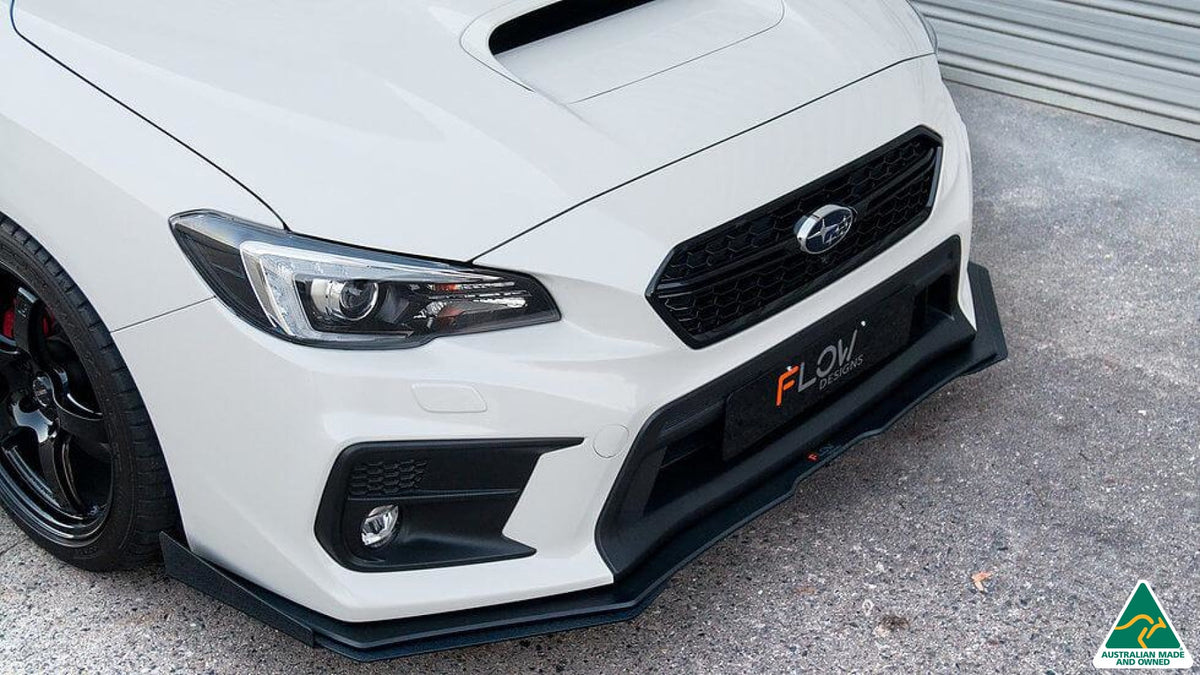 Subaru VA WRX &amp; WRX STI Front Lip Splitter Extensions