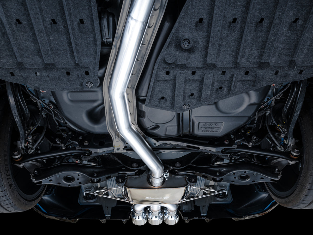 AWE Tuning 2023 Honda Civic Type R FL5 Touring Edition Exhaust w/ Triple Chrome Silver Tips - 3015-52287