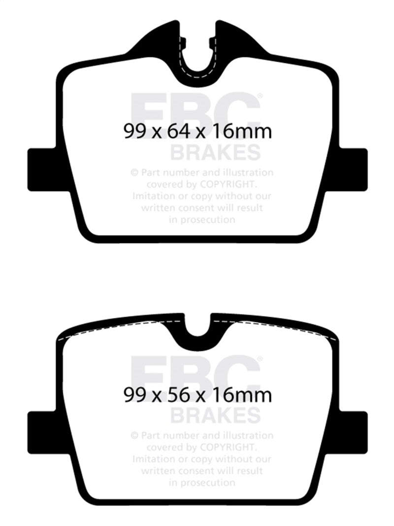 EBC 2019+ BMW Z4 G29 2.0T Greenstuff Rear Brake Pads - DP22405
