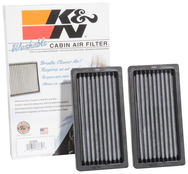 K&N 08-12 Jeep Liberty V6-3.7L Cabin Air Filter (2 Per Box) - VF1016 for 2008-2012 Jeep Liberty - close-up
