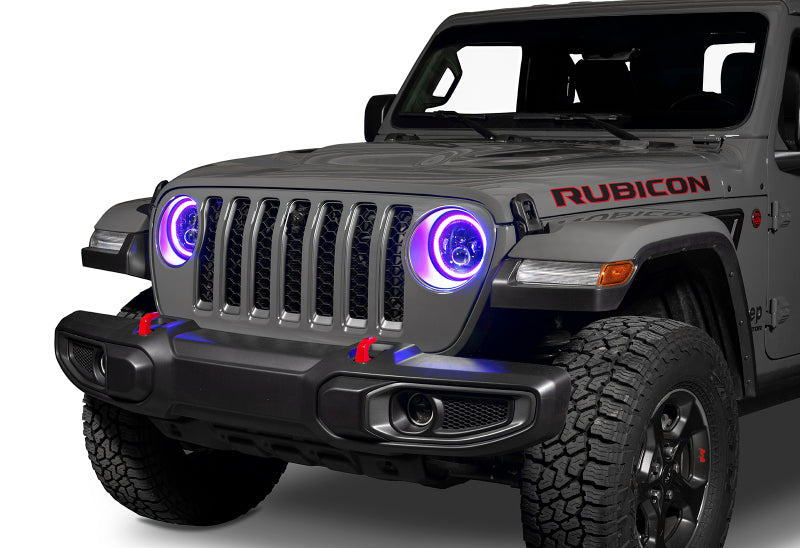 Oracle Jeep Wrangler JL/Gladiator JT 7in. High Powered LED Headlights (Pair) - Dynamic SEE WARRANTY - 5769J-332