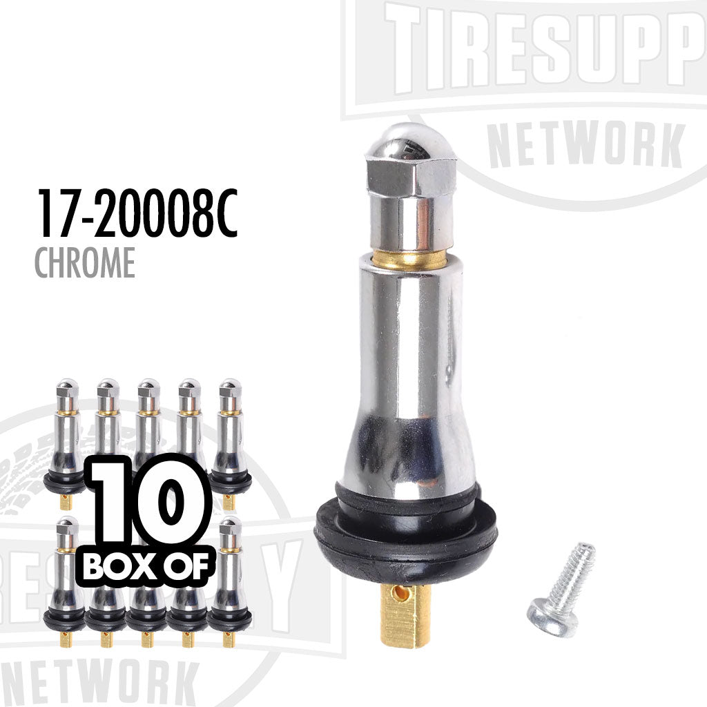 31 Inc - Tpms Valve Chrome Oe Gm (Snap-In) - SS17-20008C