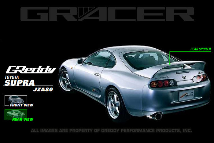 GReddy - Toyota Supra (JZA80) GReddy GRacer Aero Lip Spoiler / Wing - 17010021