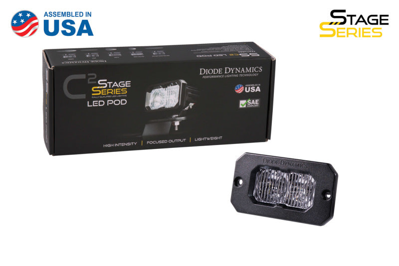 Diode Dynamics Stage Series 2 In LED Pod Sport - White Fog Flush ABL Each - DD6424S