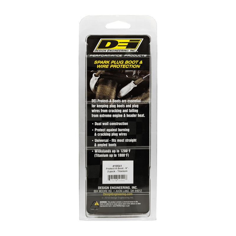 DEI Protect-A-Boot - 6in - 2-pack - Titanium - 10541