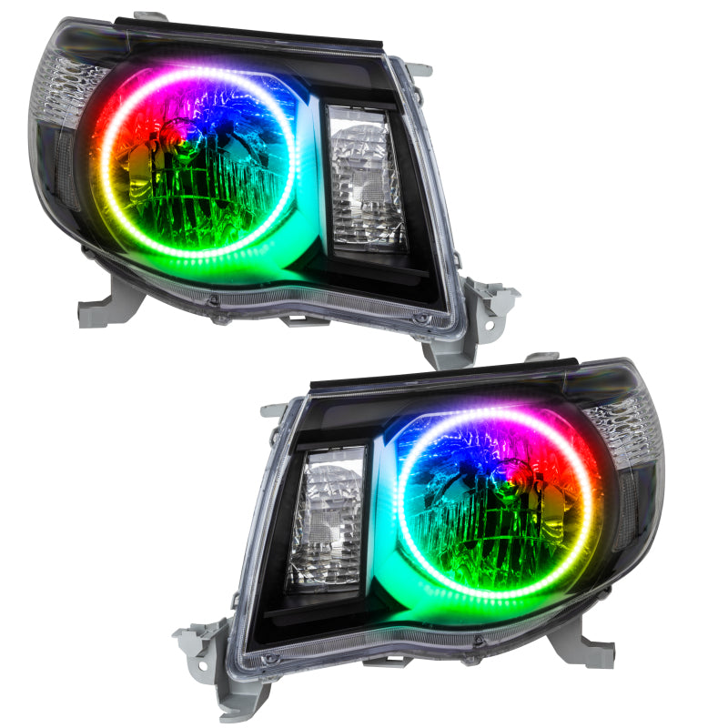 Oracle 05-11 Toyota Tacoma SMD HL - Black - ColorSHIFT w/ Simple Controller SEE WARRANTY - 8161-504