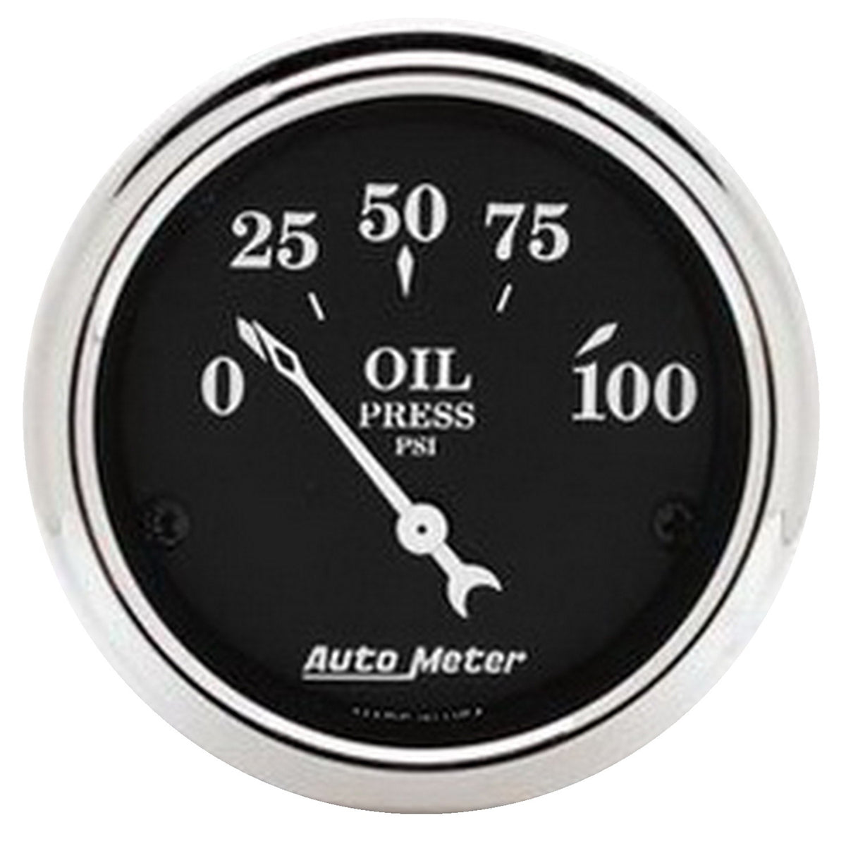 Autometer 40-46 Chevrolet Truck 5 Gauge Dash Kit (MPH/FUEL/OILP/WTMP/BAT) - Old Tyme Black - 7057-OTB