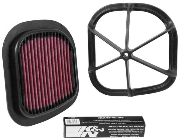 K&N Replacement Unique Panel Air Filter for 07-15 KTM 125/144/150/200/250/300/350/400/450/505/530 - KT-4511XD for 2008-2016 K